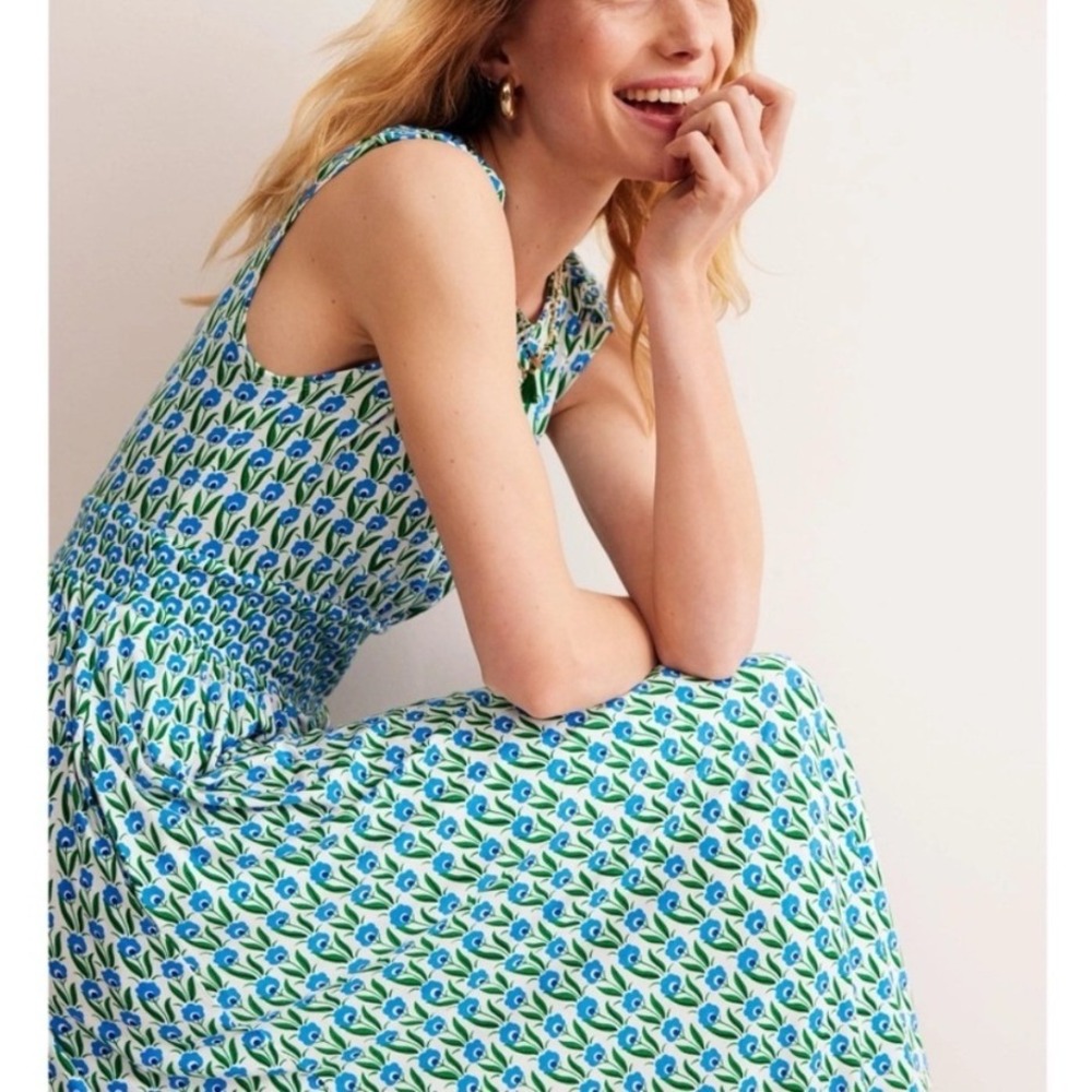 Boden Thea Sleeveless A-Line Summer Dress - Picture 14 of 14